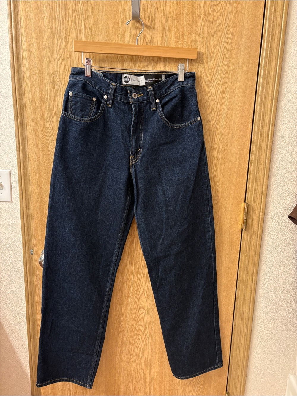 Levi's Silver Tab Dark Indigo 94 Baggy Jeans